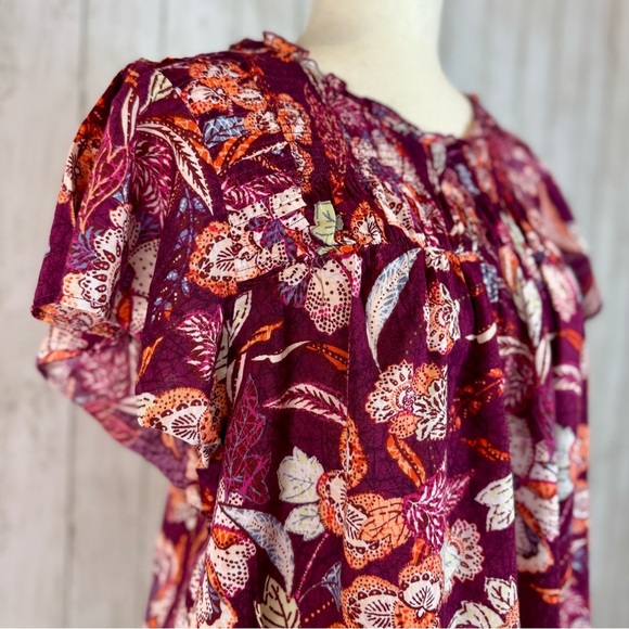 Old Navy | Floral Peasant Blouse – Size M - Picture 6 of 14